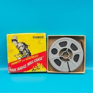 Vintage Abbott & Costello 8mm Castle Films Reel “Have Badge, Will Chase” No. 850